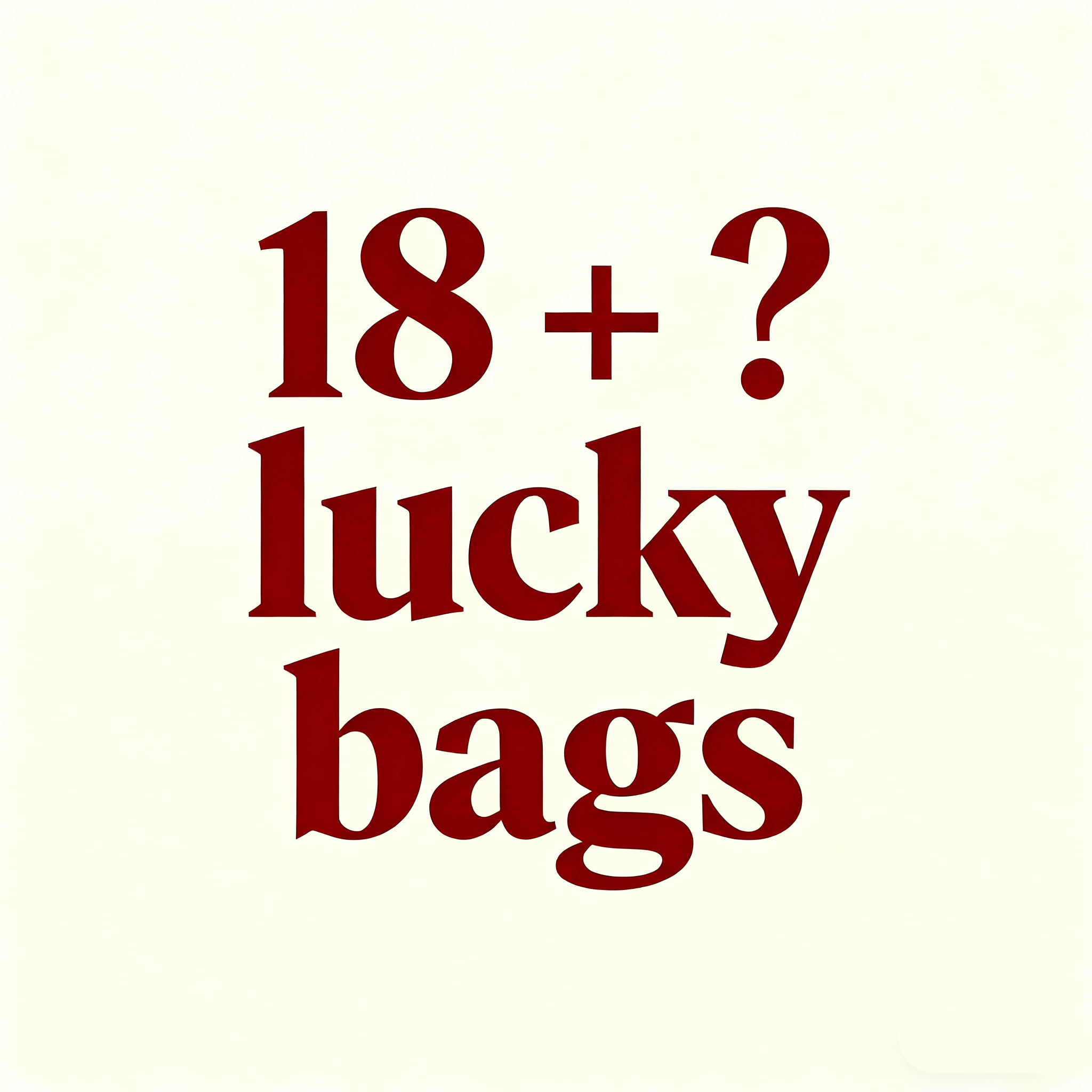 Key Chain Lucky Bags （Phone Chain, bag charm)