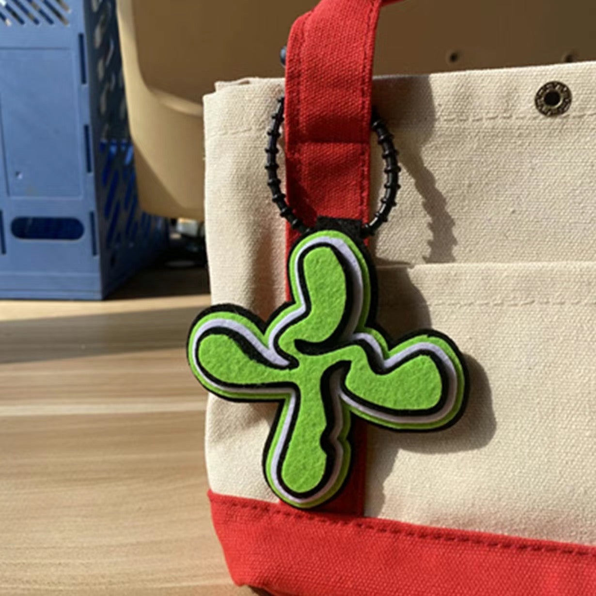 TXT logo felt keychain