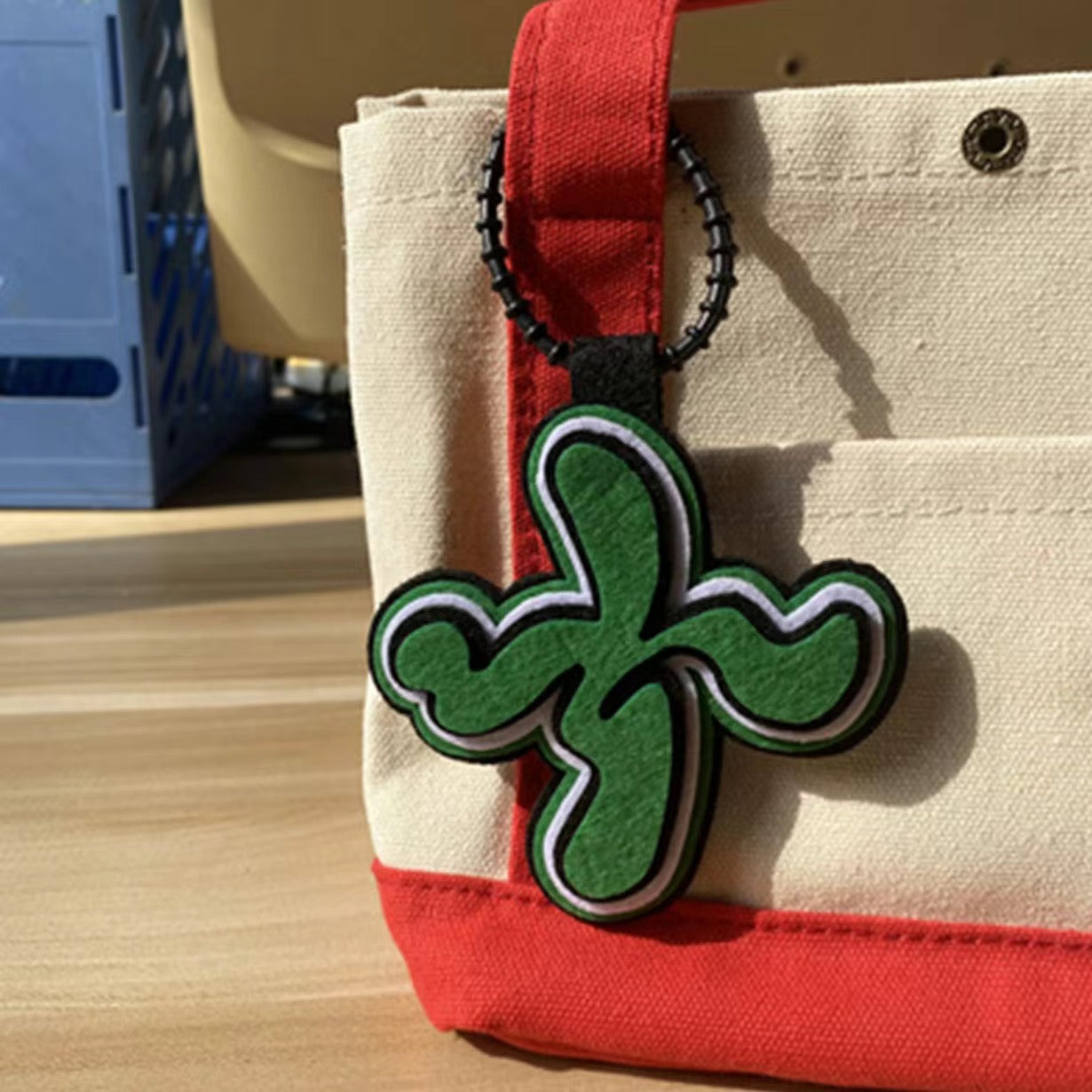 TXT logo felt keychain