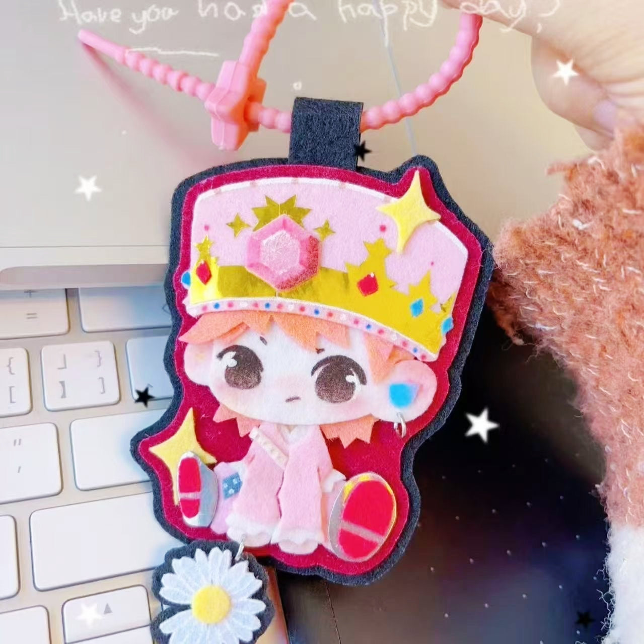GD felt bag charm