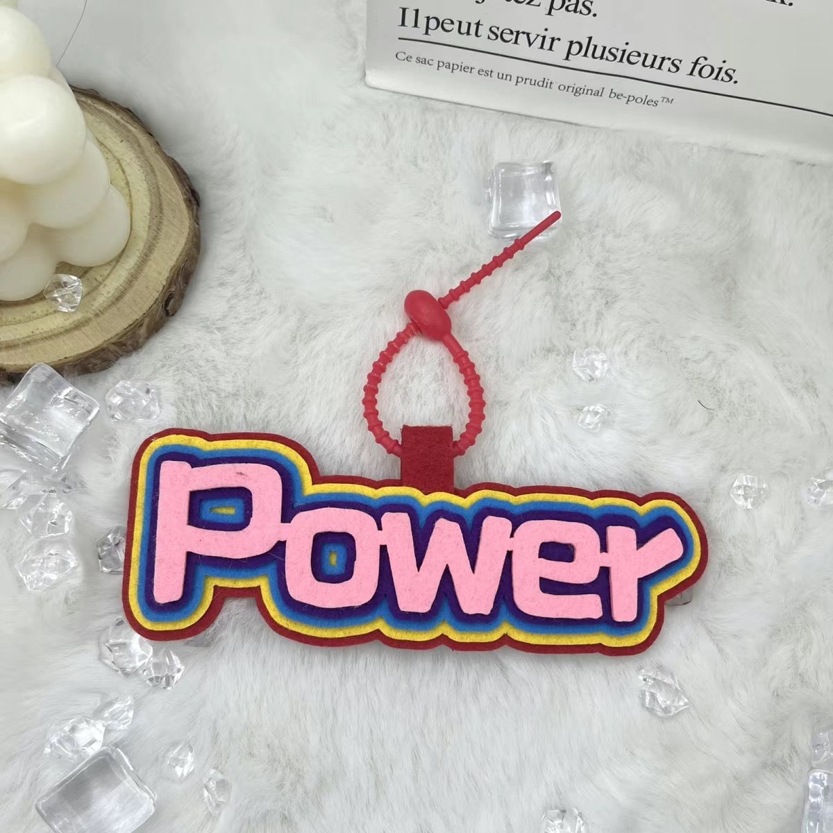 GD felt bag charm
