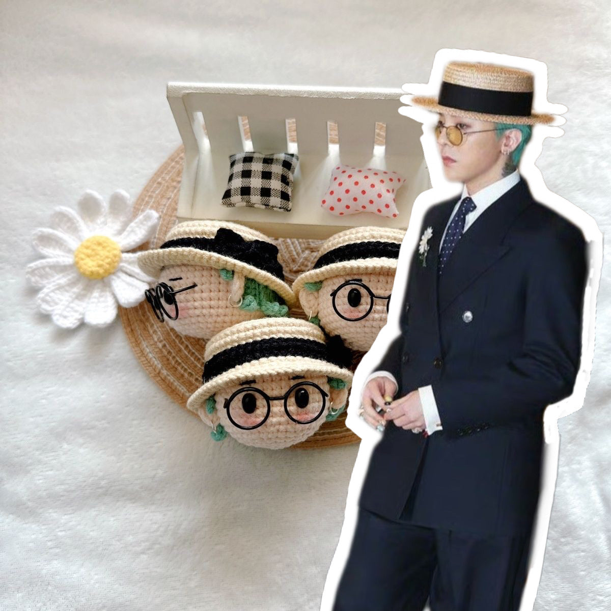 GD knitting mini doll
