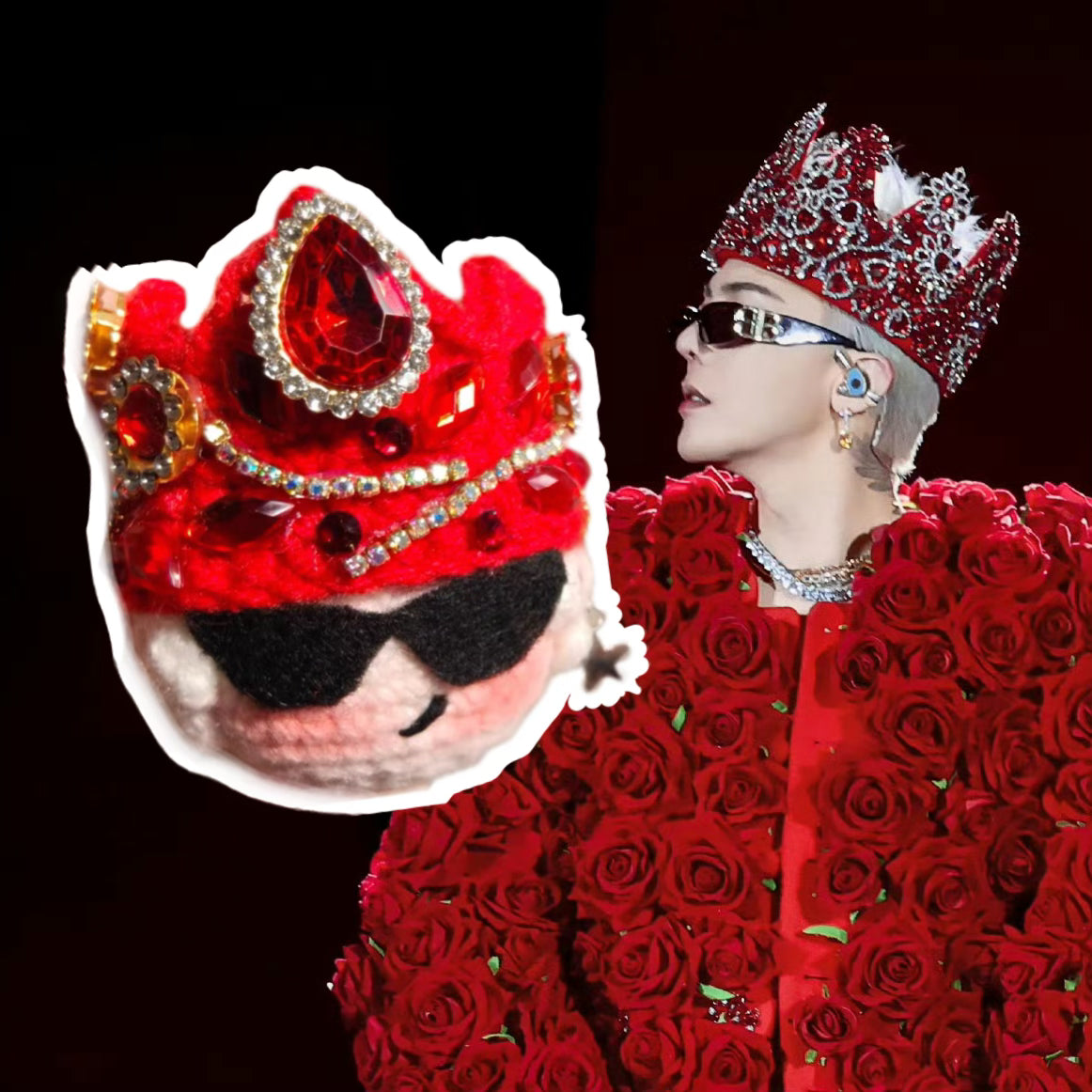 GD knitting mini doll