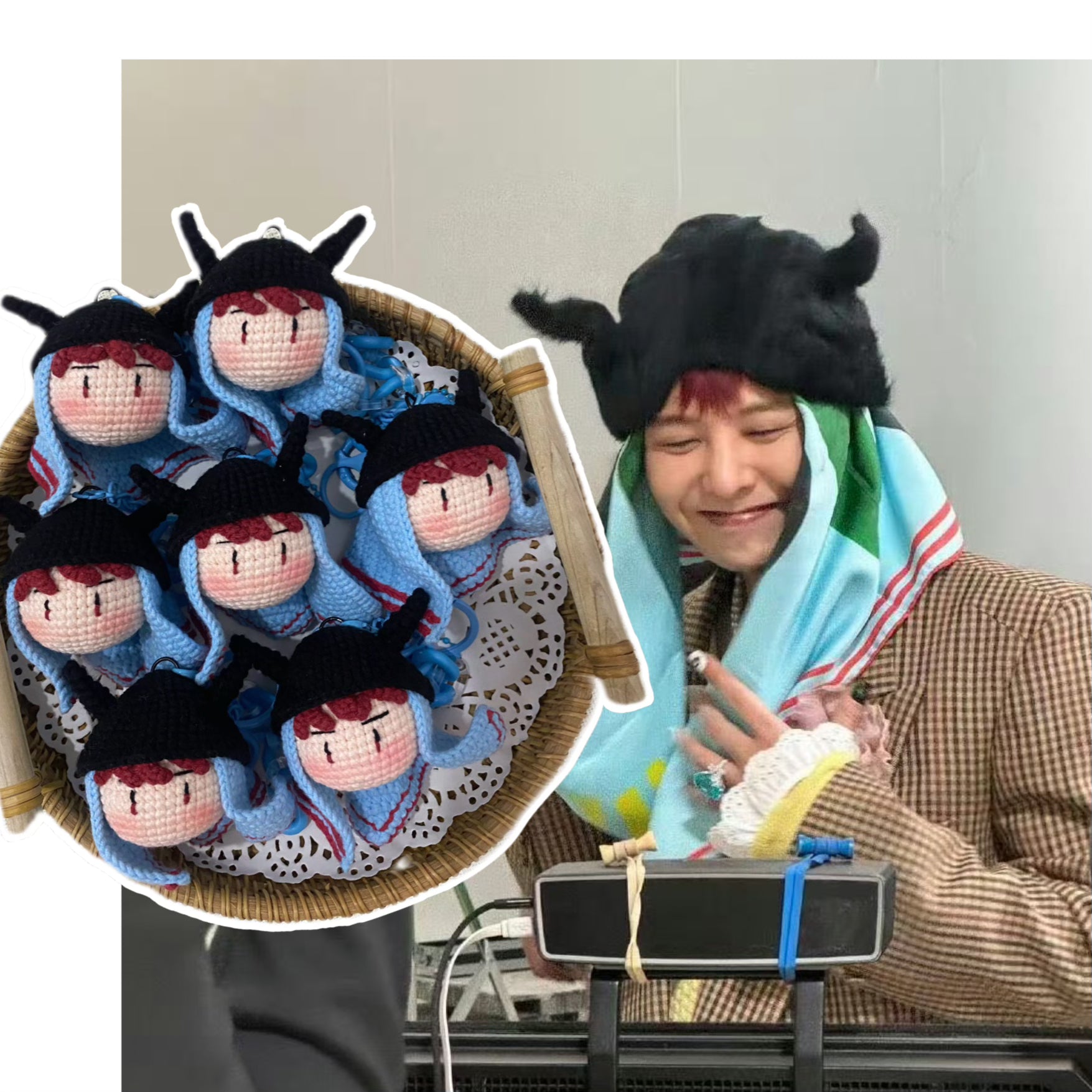 GD knitting mini doll