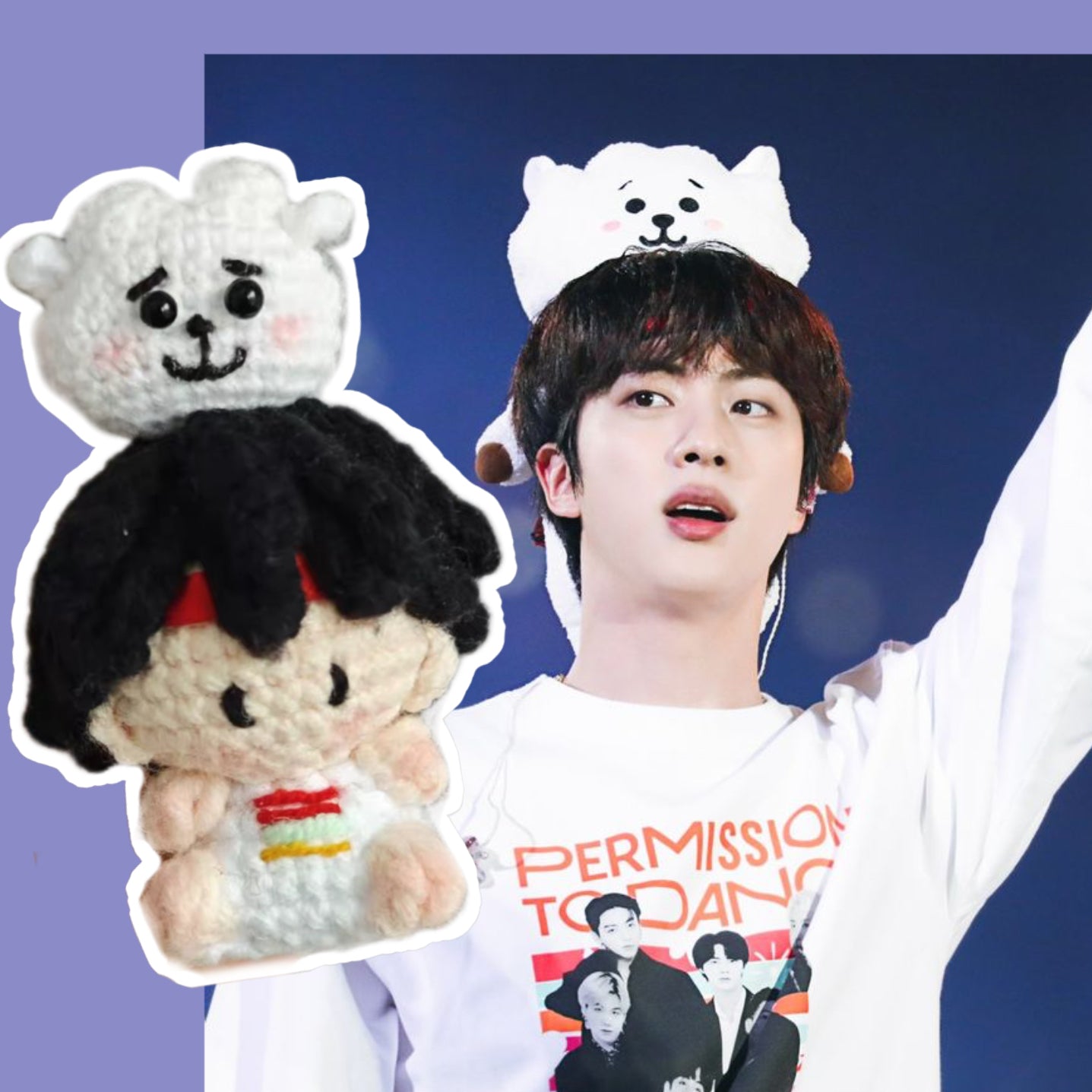 BTS JIN super mini doll