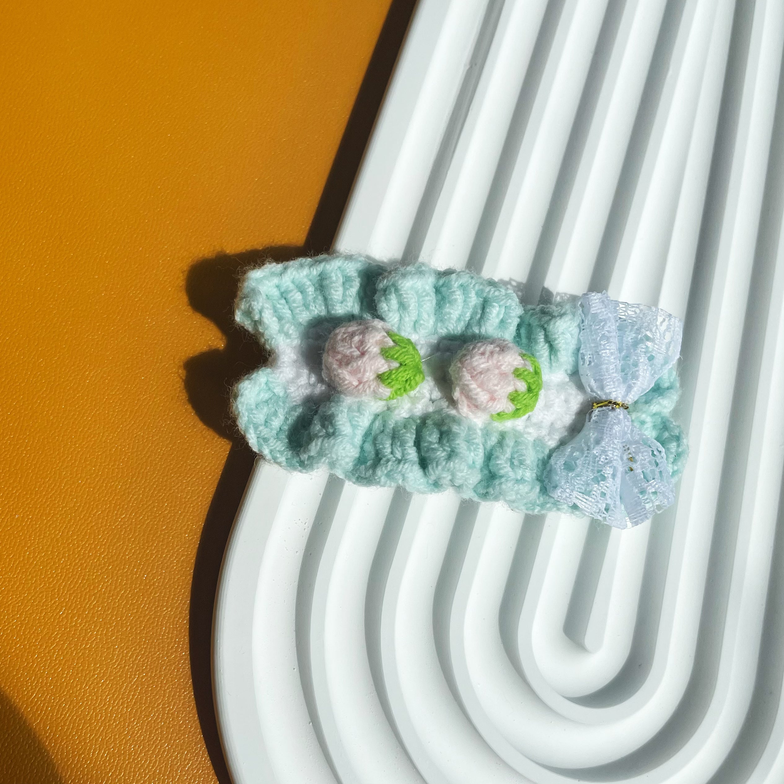 Mint Berry Hair Clip