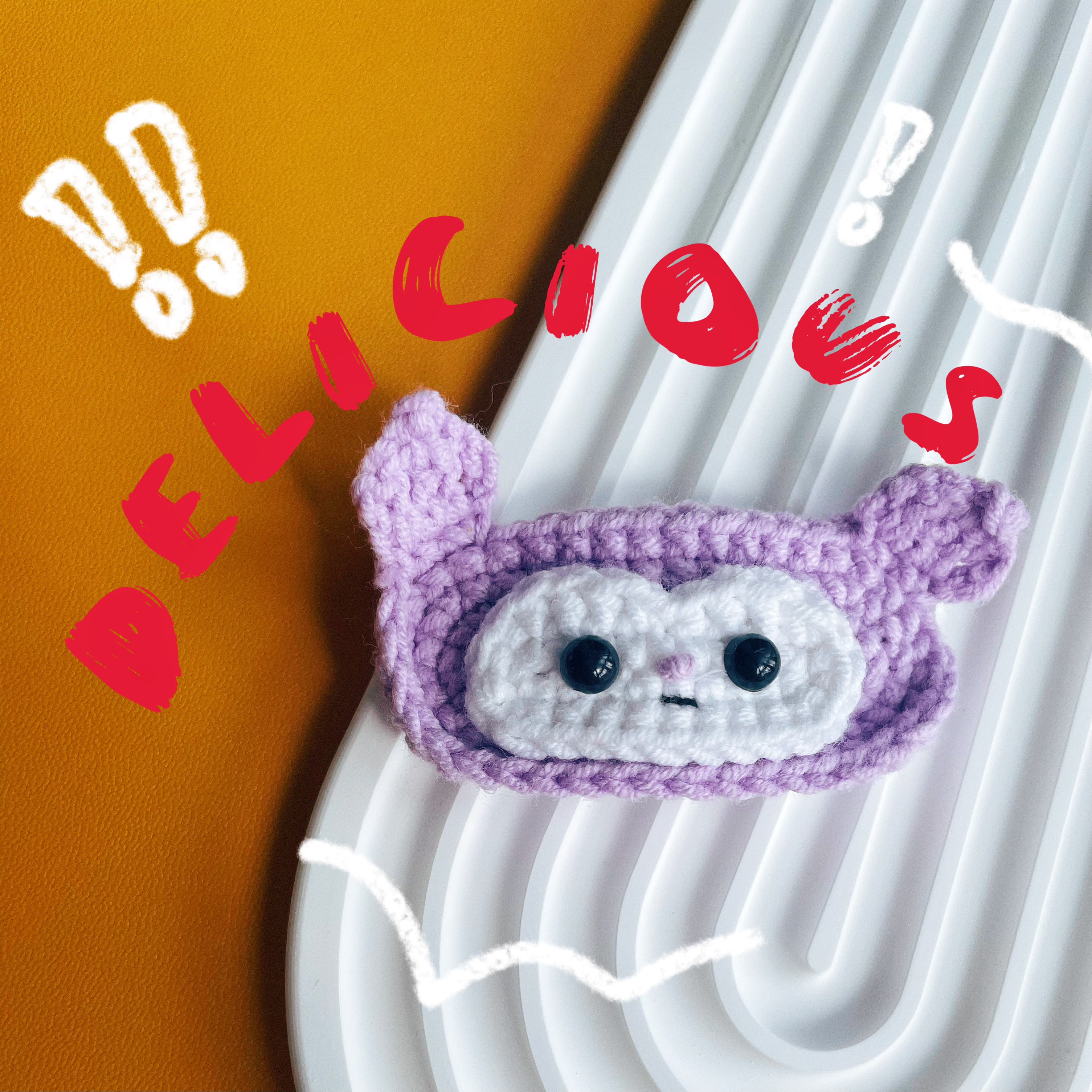 Purple Kuromi Hairclip