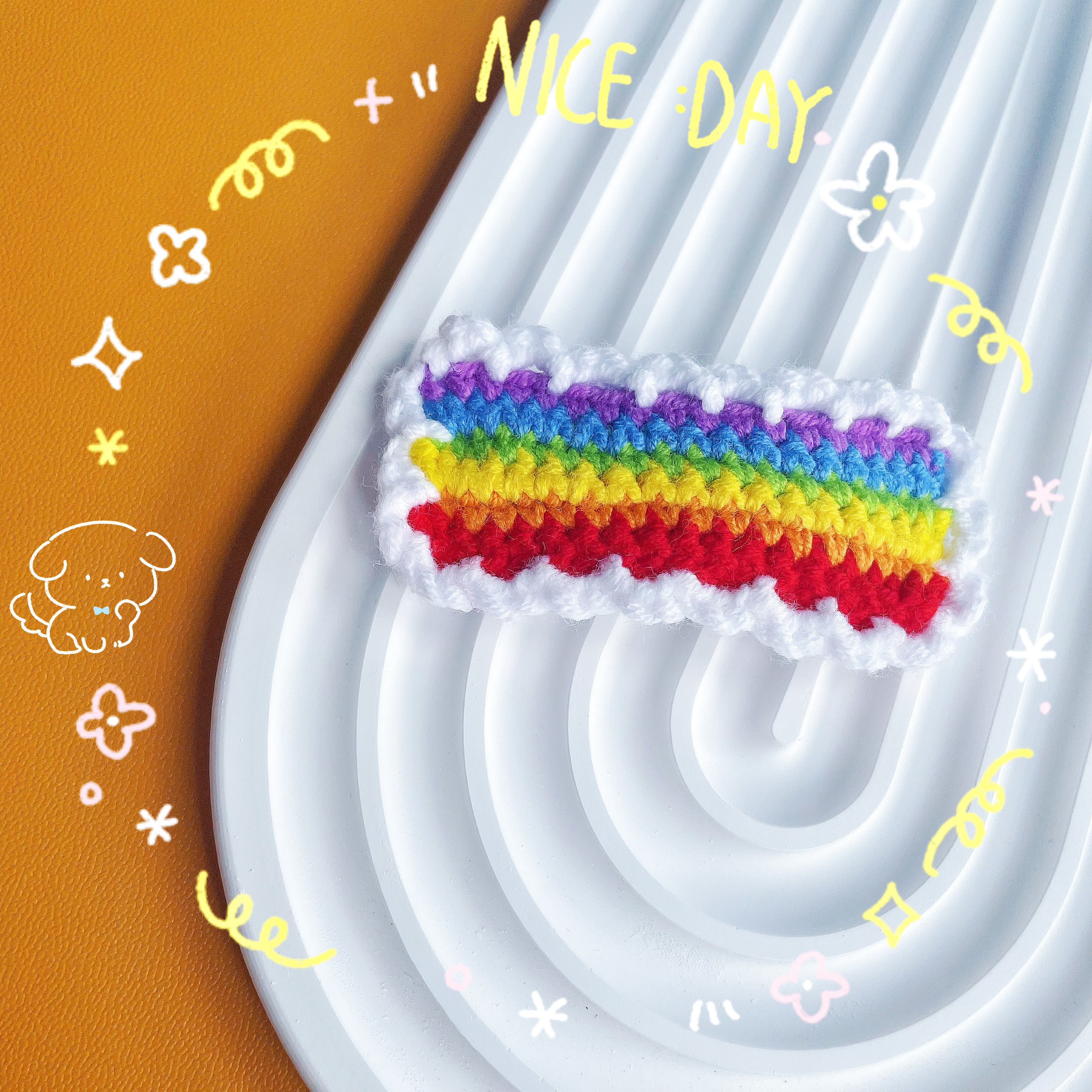 Lucky Rainbow Barrette