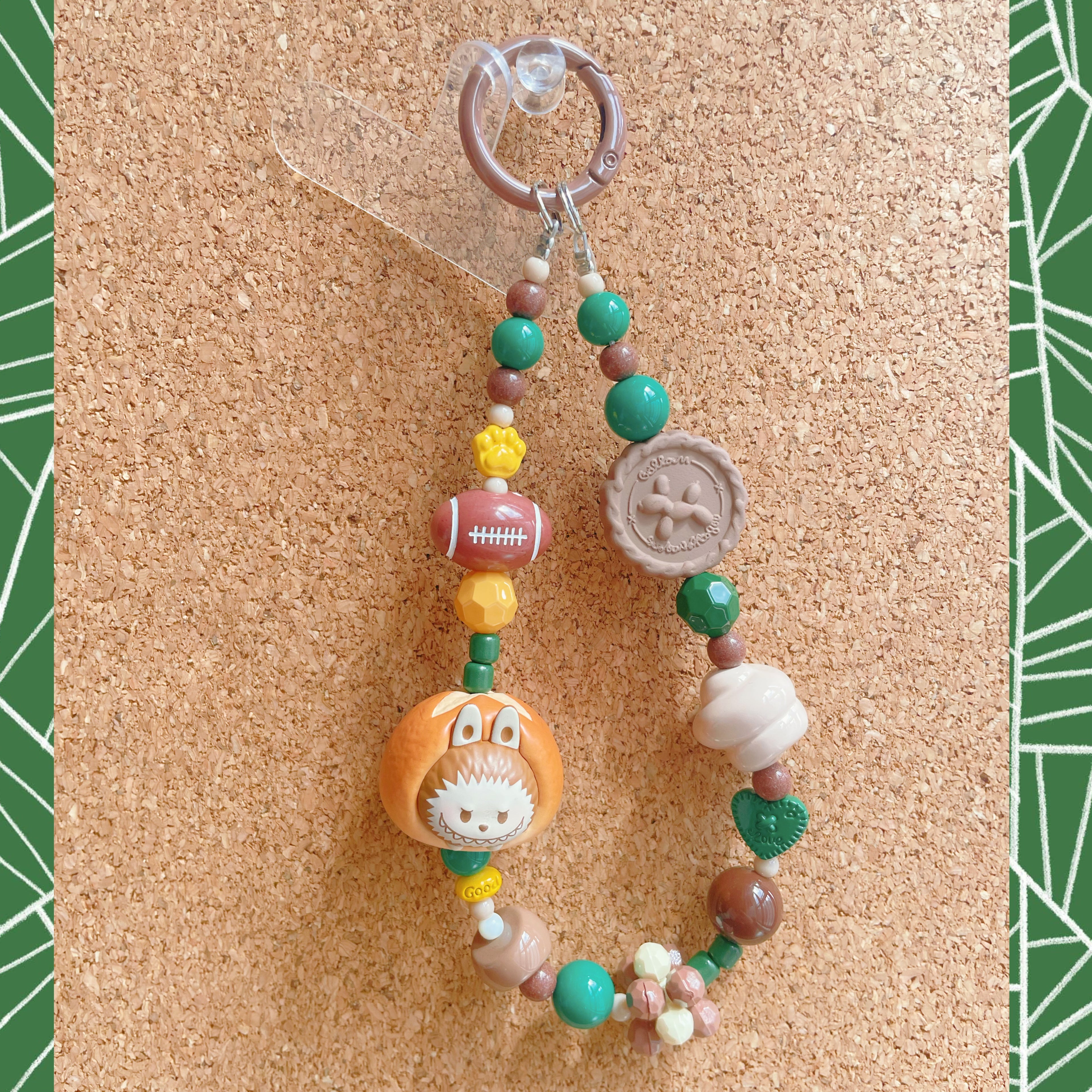 ⭐️ LABUBU FOOTBALL KEYCHAIN