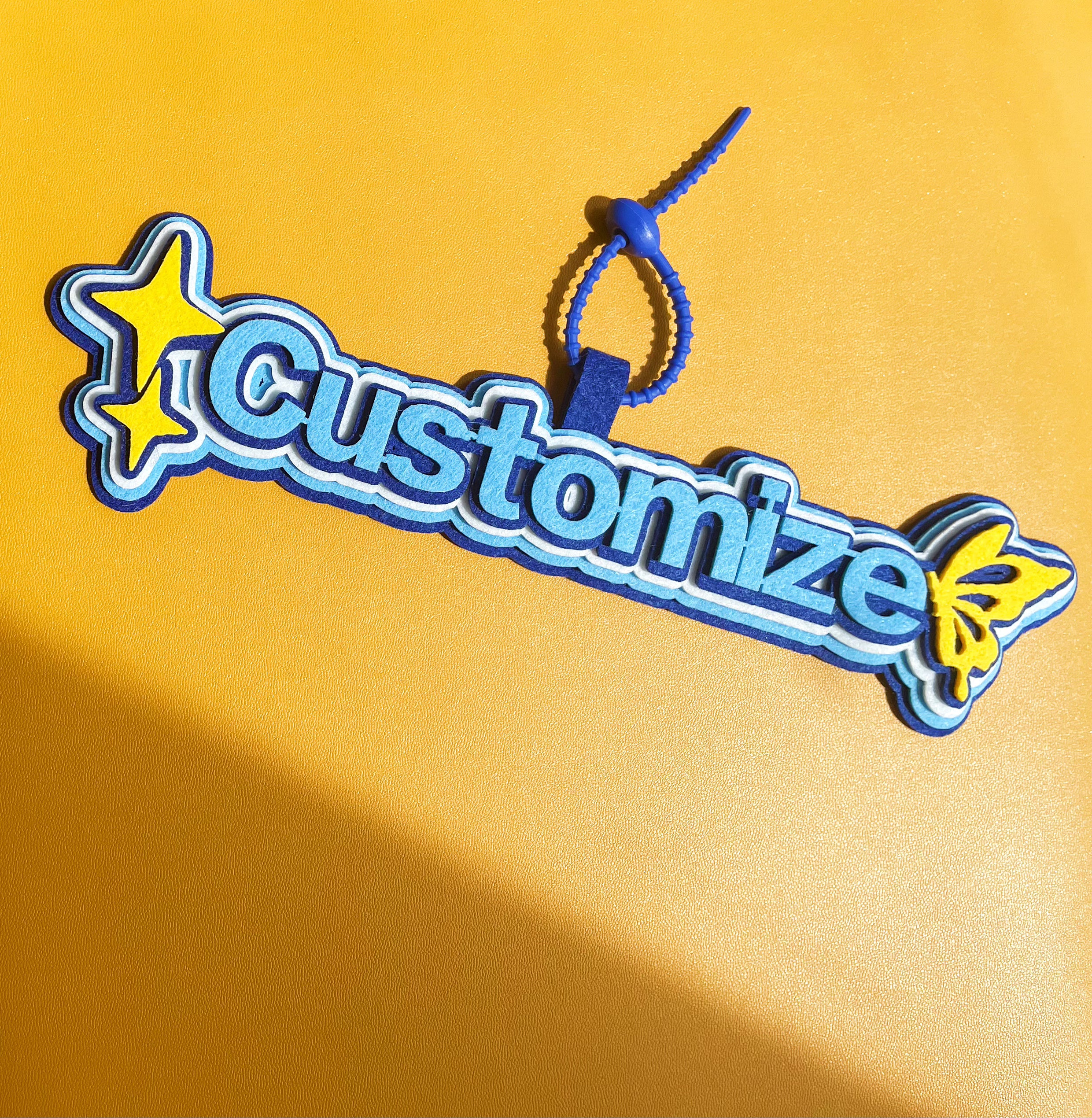 STAR FELT CHARM CUSTOMIZE