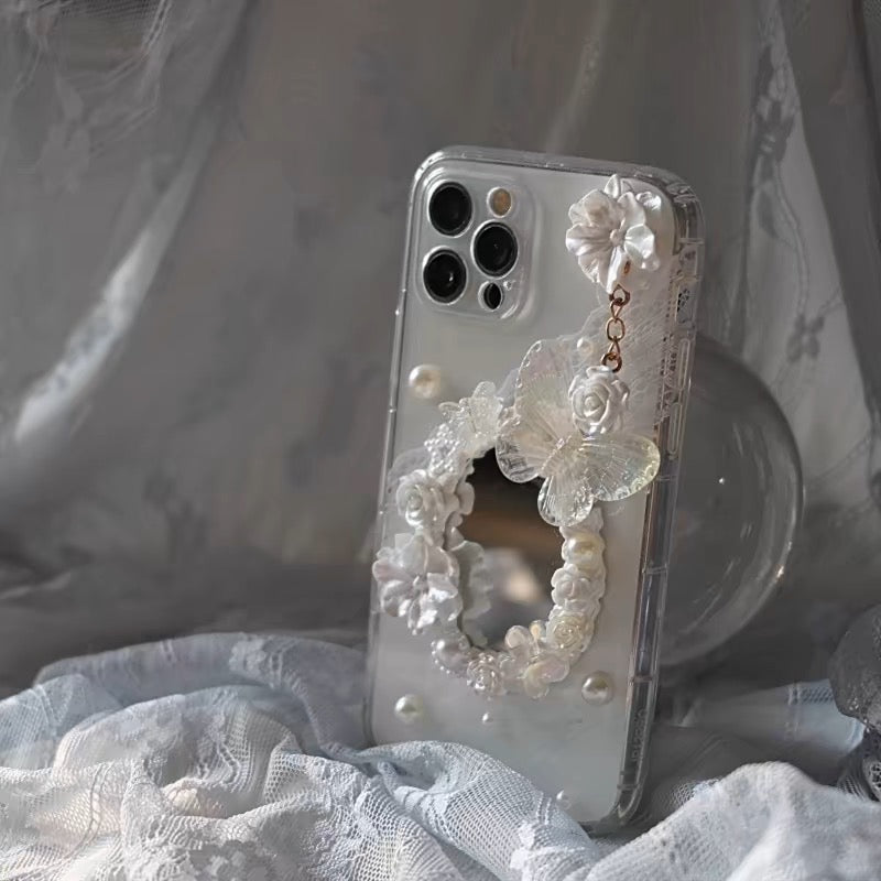 Coque IPhone Handmade Elegance - Touches De Piano En Perles - Modèles 11 à 16 Pro Max
