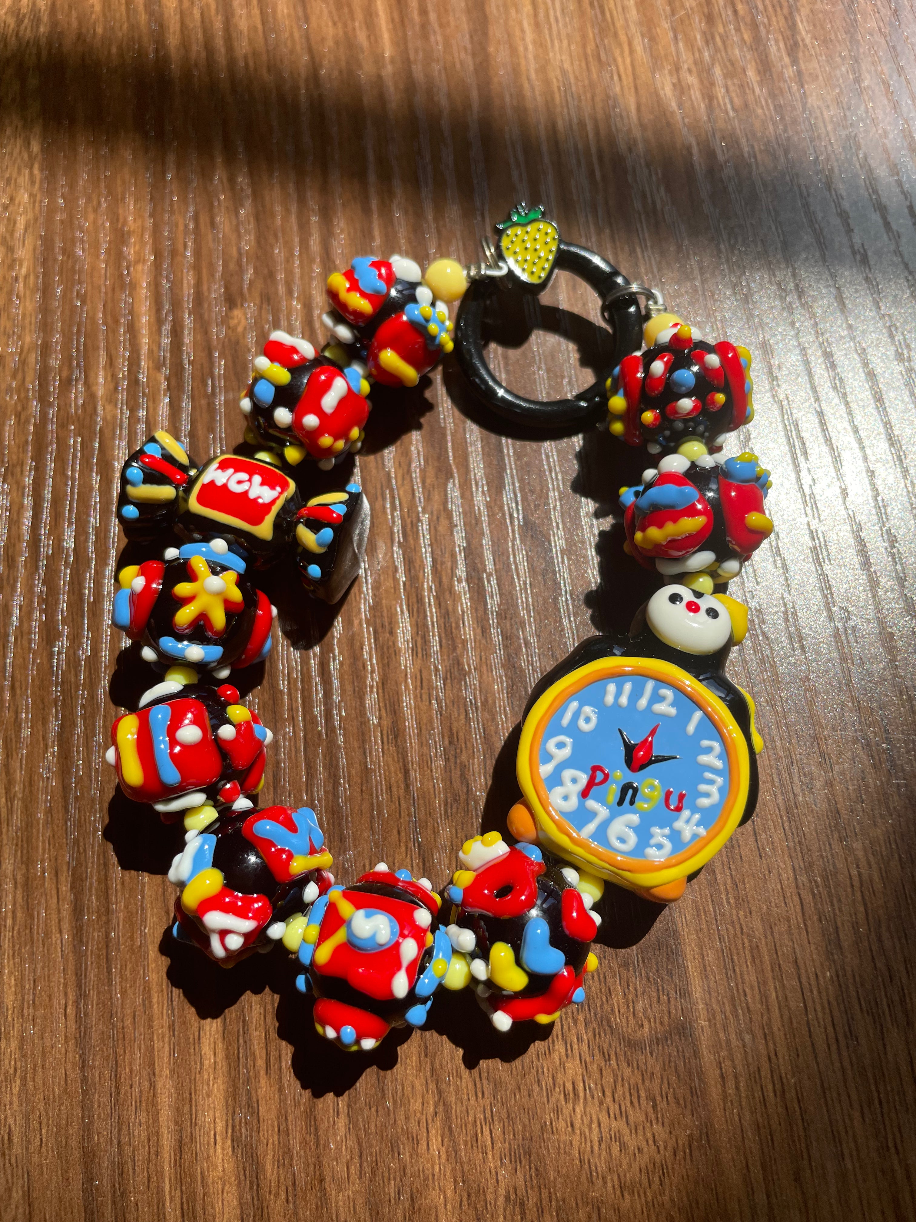 🐧 PINGU CLOCK PHONE CHARM