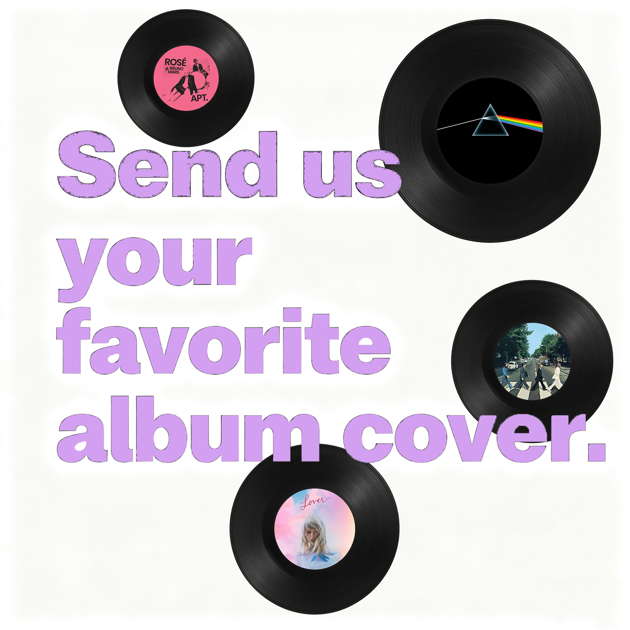 Customize the album coaster